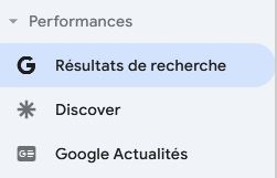 Google Search console - performance